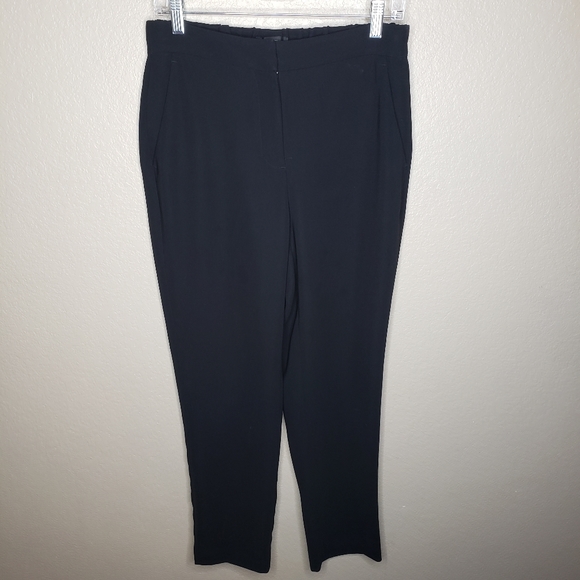 J. Crew 4 Tall Pull On Easy crop pant in four-season stretch Black - Picture 2 of 8
